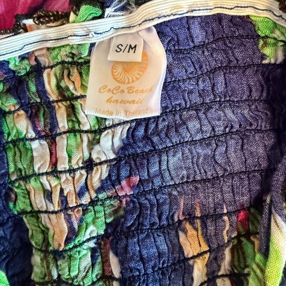 COCO BEACH HAWAII Floral Halter Dress S/M - Picture 5 of 5